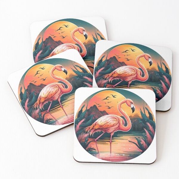 Item preview, Sunset Flamingo designed and sold by ArtfulCo.