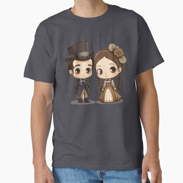 Aperçu de l'œuvre Cute Victorian Kawaii Couple créée et vendue par RoboRembrandt.