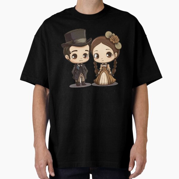 Aperçu de l'œuvre Cute Victorian Kawaii Couple créée et vendue par RoboRembrandt.
