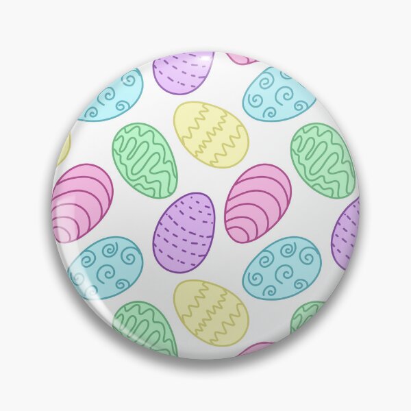 Item preview, Cute Pastel Colored Easter Eggs With Light Outline, Holiday Doodle Design, made by EndlessEmporium  designed and sold by EndlessEmporium.