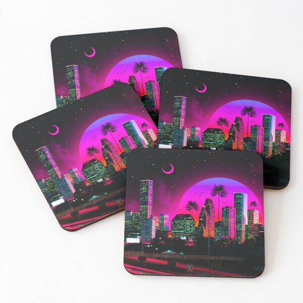 Item preview, Neon Palm City designed and sold by Moonquestart.