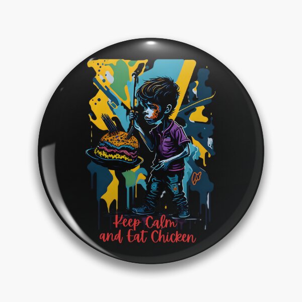Artikelvorschau, Keep Calm and Eat Chicken - Savor the Flavor - Our Funny & Cute Design entworfen und verkauft von Chromatic-Art.