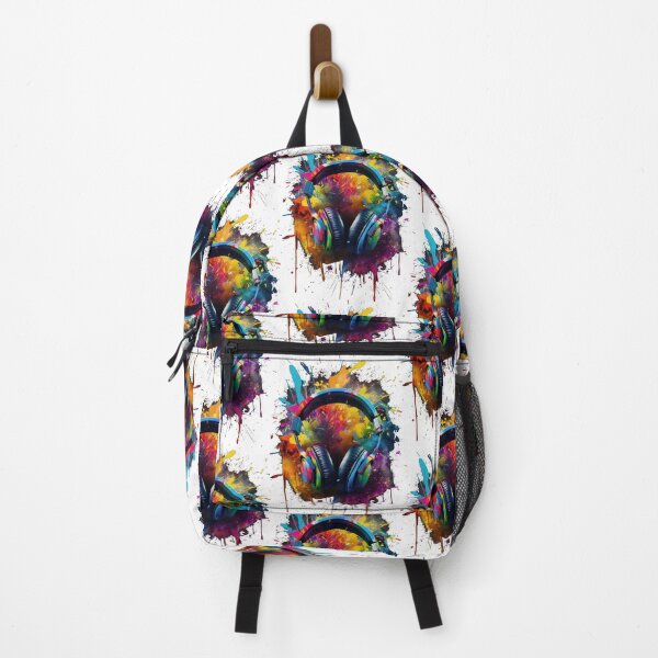 Item preview, Headphones with exploding colors designed and sold by art8085.