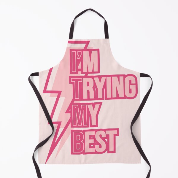 Item preview, I'm Trying My Best Neon Pink Lighning designed and sold by Pink Ribbon.