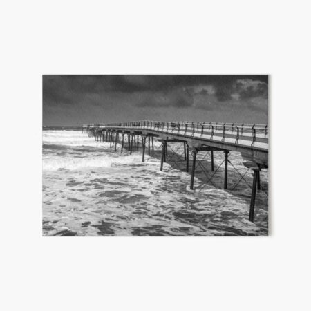 Boiling Sea Saltburn Art Board Print
