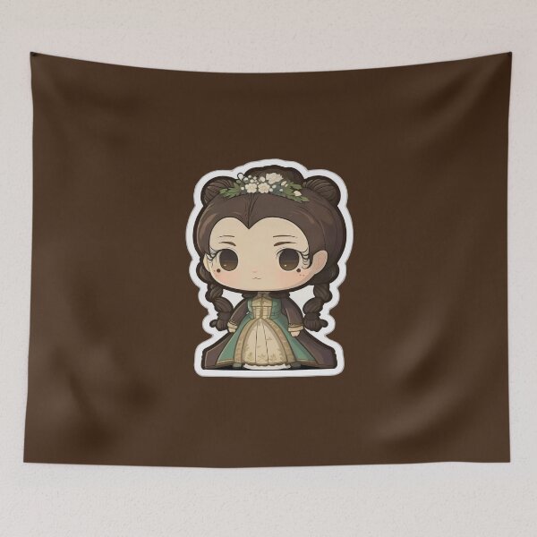 Item preview, Cute Victorian Kawaii Girl designed and sold by RoboRembrandt.