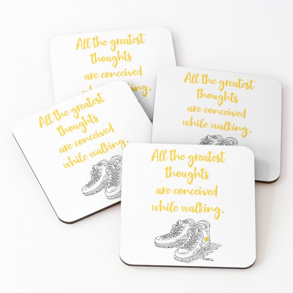 Item preview, All the greatest thoughts are conceived while walking designed and sold by cerpedani.