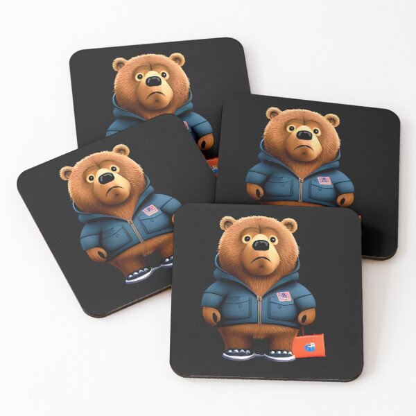 Item preview, Bear : Shocked At The Rising Cost of Living designed and sold by MTJ-Mushrooms.