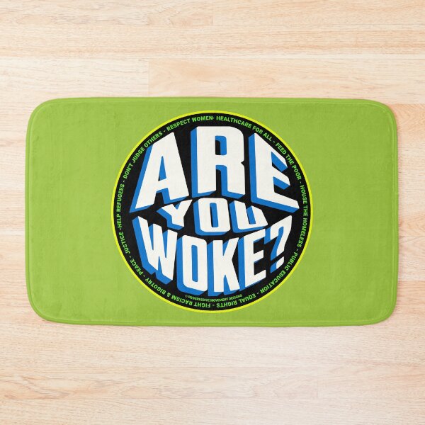 Artikelvorschau, PMD00714 Progressive Movement Designs lustiges Are You Woke-Design zeigt, dass Sie aufgewacht sind und progressive politische Ziele für progressive Demokraten und Unabhängige sowie Anhänger von Bernie Sanders unterstützen entworfen und verkauft von ProgressiveLeft.