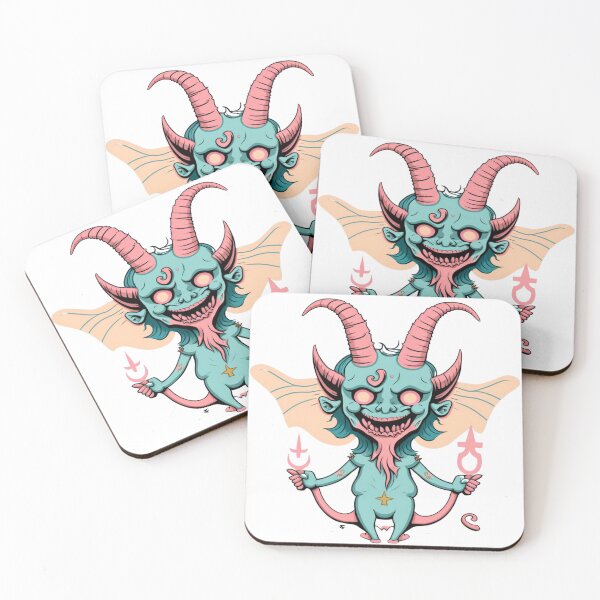 Item preview, Pastel Demon Cartoon Digital Print | Digital Art | Demon Art | Baby Demon Art designed and sold by cutesykreations.