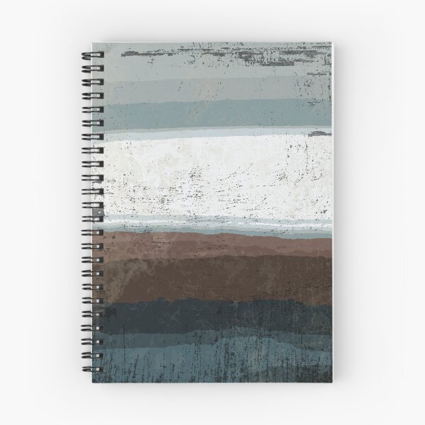 Item preview, Brown, turquoise, abstract, colored strip, worn pop, abstract Watercolor designed and sold by Collagedream.