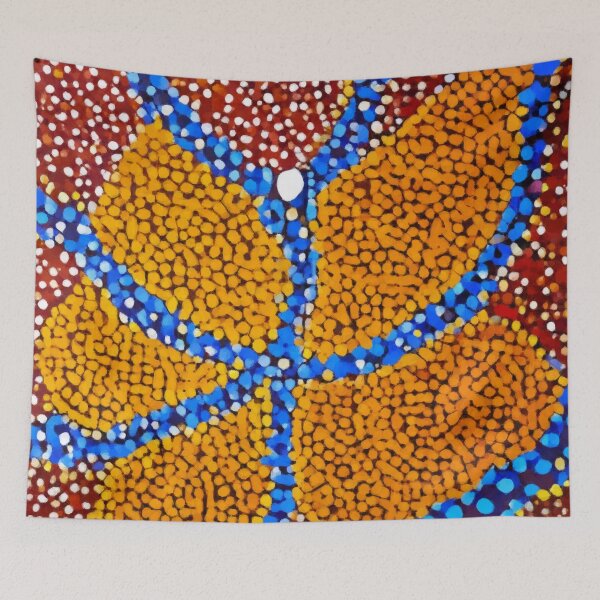 Item preview, Aboriginal dot painting. Image made using only circles designed and sold by janesg.