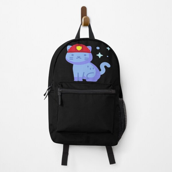 Artikelvorschau, Eine blaue Katze mit Feuerwehrhelm entworfen und verkauft von The-Blue-Feline.