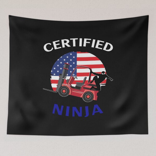 Item preview, Forklift Ninja Certified Forklift Ninja FWRB designed and sold by TeamsterLife.