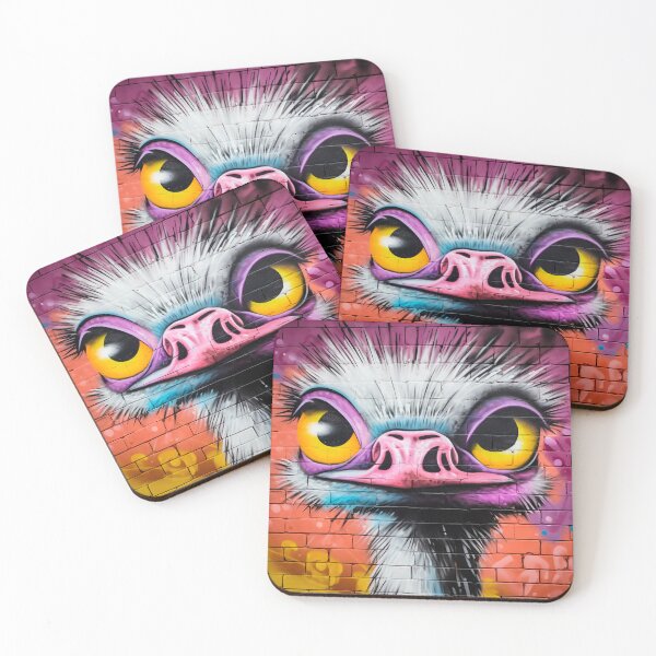 Item preview, The Judging Ostrich | Bird Graffiti | Animal Graffiti designed and sold by ANIMALAND DESIGN.