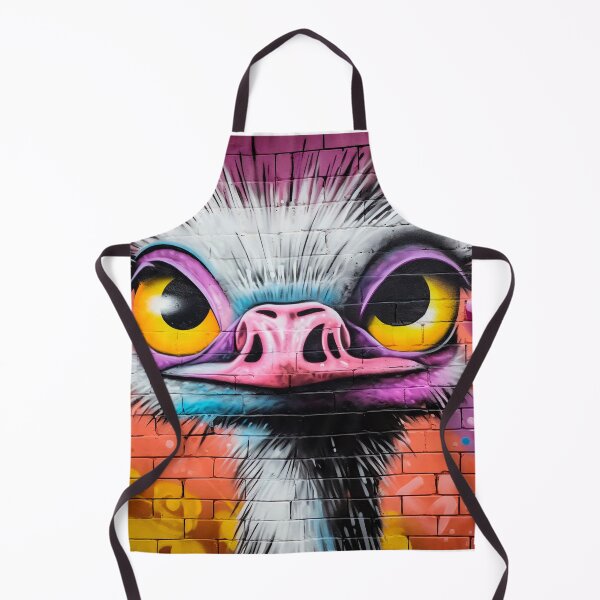 Item preview, The Judging Ostrich | Bird Graffiti | Animal Graffiti designed and sold by ANIMALAND DESIGN.