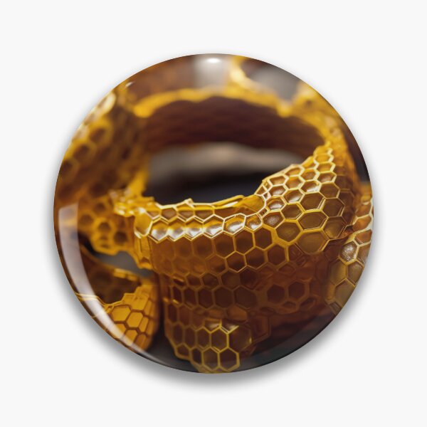Item preview, Golden Honeycomb Rings: Luxurious Nature's Treasure designed and sold by FormulaEden.