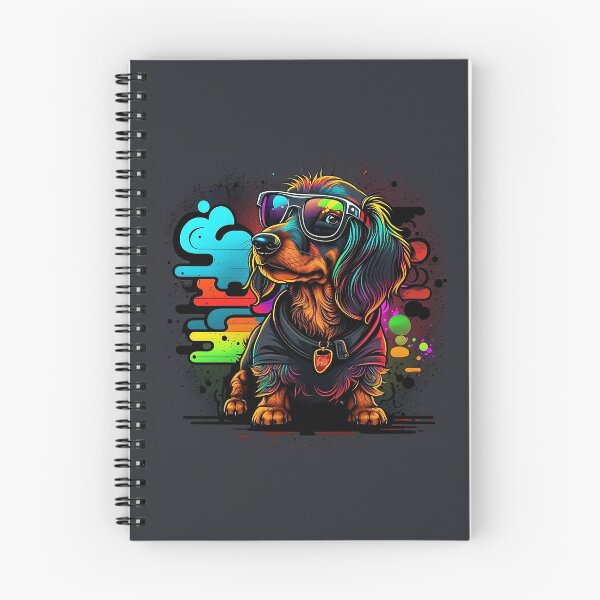 Item preview, Cartoon cool dog dachshund, graffiti designed and sold by innazimovec.