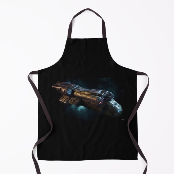 Item preview, Golden Spaceship floating in space. designed and sold by PTiger.
