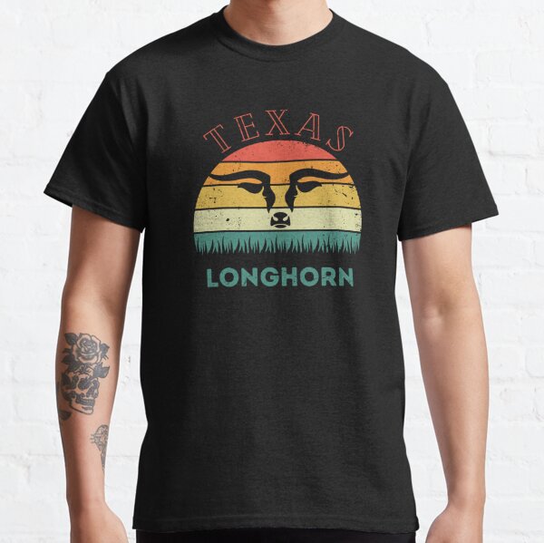 Summer Cool Men Tee Shirt Hook Em Horns Texas Longhorns Austin