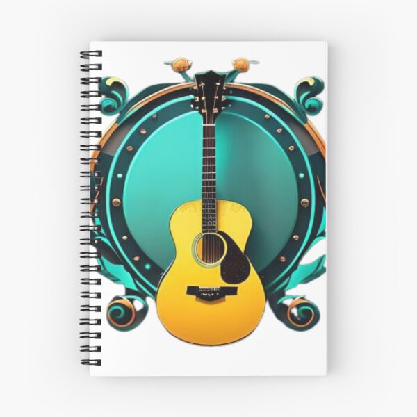 Artikelvorschau, Die Akustikgitarre entworfen und verkauft von Skull Rhiz.