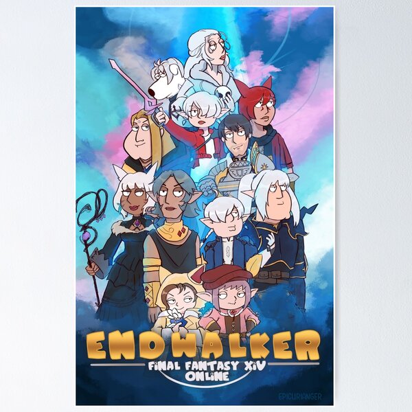 Item preview, Family Guy and Fantasy inspired Print "Scion Guy: Endwalker" designed and sold by EpicUrianger.
