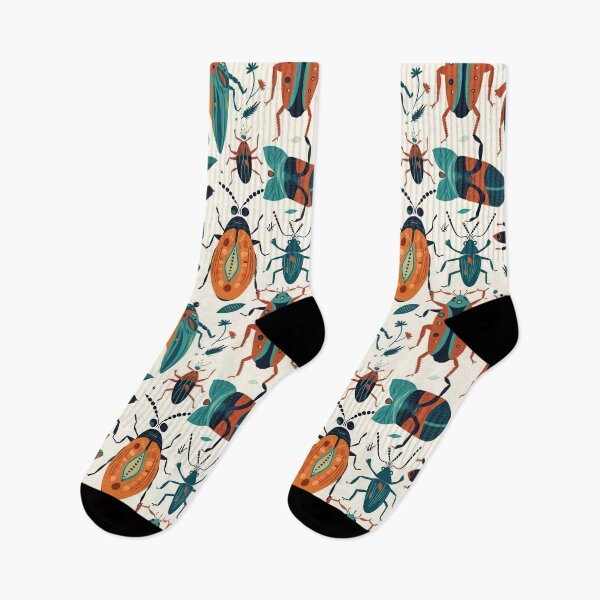 Item preview, Beetle and bug seamless pattern. designed and sold by AusraB.