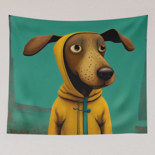 Item preview, Dog : Contemporary Digital Illustration designed and sold by MTJ-Mushrooms.