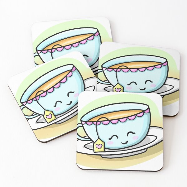 Item preview, Tea Cup Sticker designed and sold by Laura-D-Art.