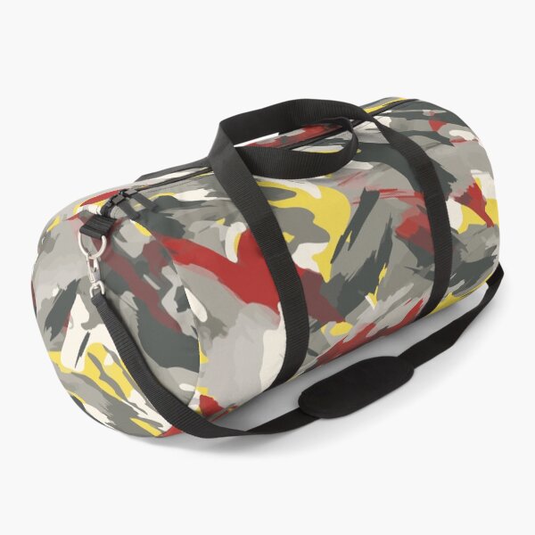 Item preview, Red Grey and Yellow Brush Camouflage designed and sold by DaniGirls.