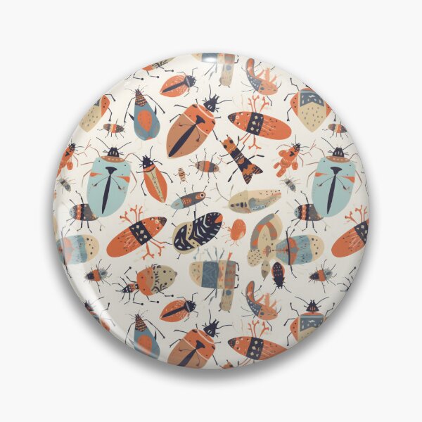 Item preview, Beetle and bug seamless pattern. designed and sold by AusraB.