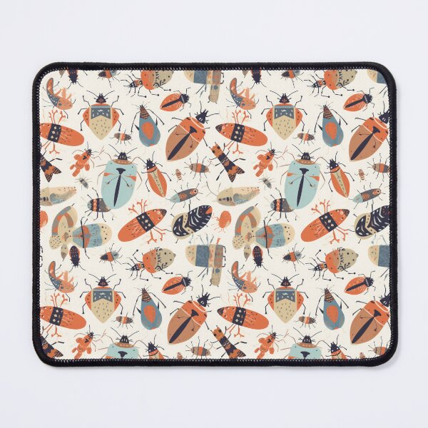Item preview, Beetle and bug seamless pattern. designed and sold by AusraB.
