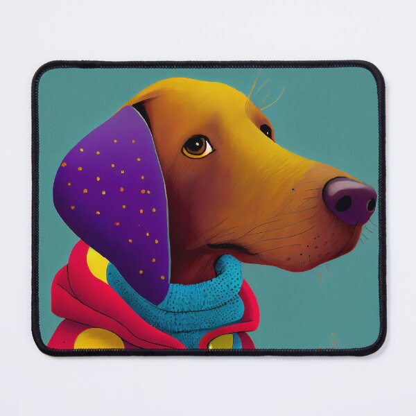 Item preview, Dog : Contemporary Art Illustration designed and sold by MTJ-Mushrooms.