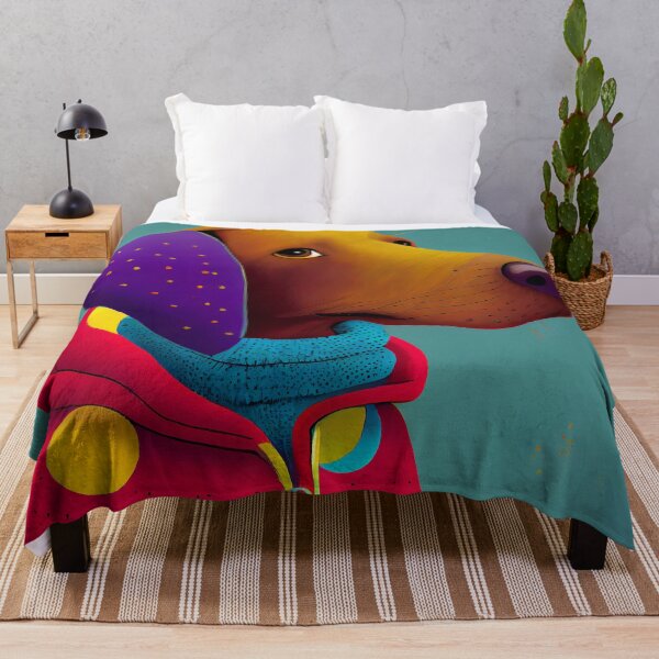 Item preview, Dog : Contemporary Art Illustration designed and sold by MTJ-Mushrooms.