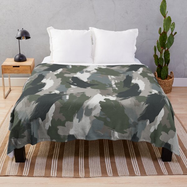 Item preview, Green and Grey Brush Camouflage designed and sold by DaniGirls.