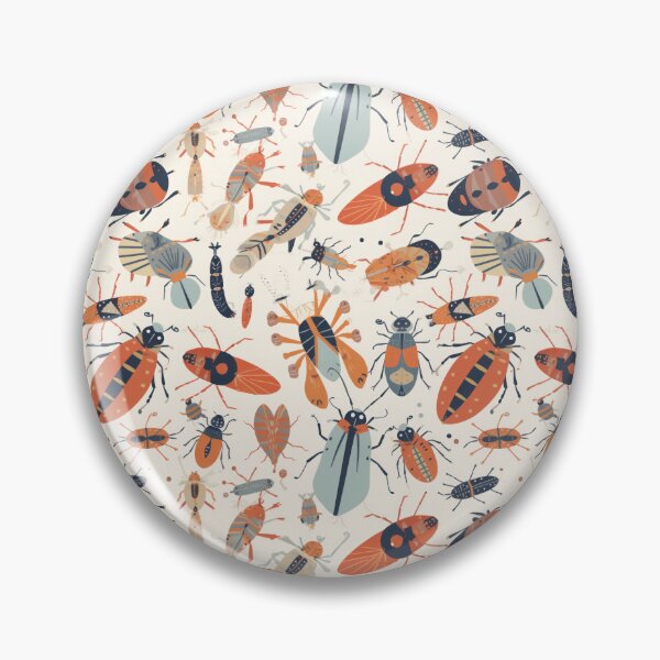 Item preview, Beetle and bug seamless pattern. designed and sold by AusraB.