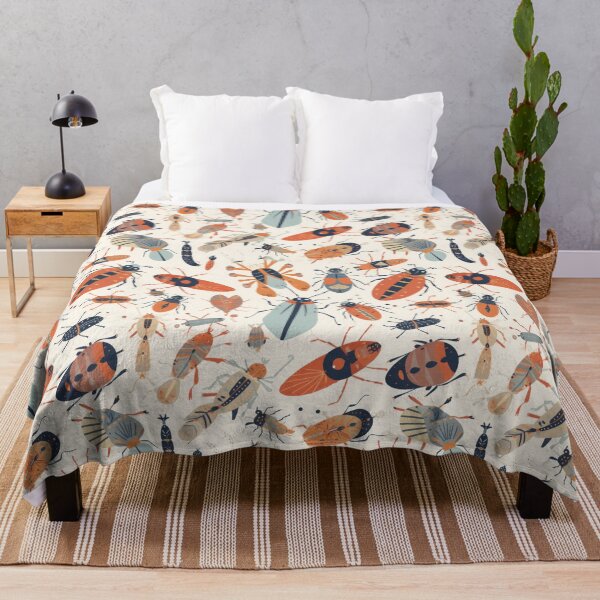 Item preview, Beetle and bug seamless pattern. designed and sold by AusraB.