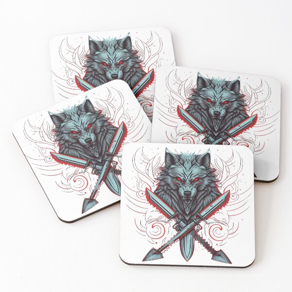Item preview, Fierce Wolf l Bloody l Menacing designed and sold by Artsynator.