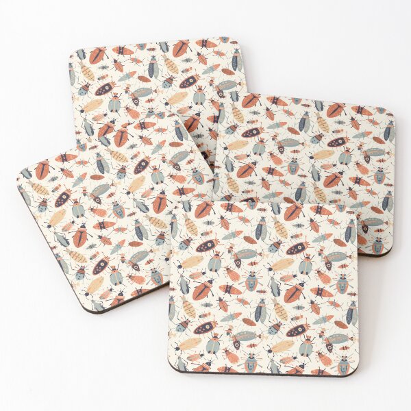Item preview, Beetle and bug seamless pattern. designed and sold by AusraB.