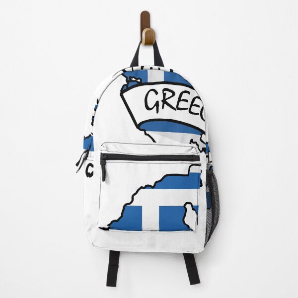 Item preview, Greece Map with Flag designed and sold by ninoni.