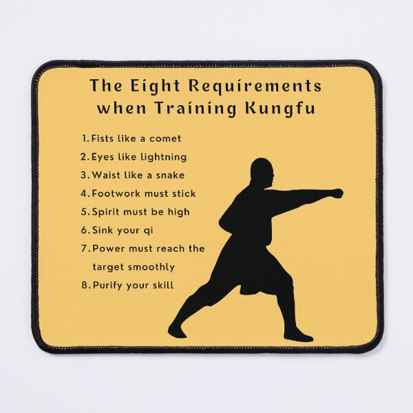 Item preview, 8 Requirements for Practicing Shaolin Kungfu- transparant BG designed and sold by NurturingSpirit.