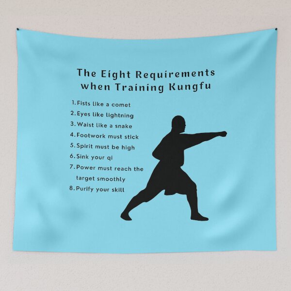 Item preview, 8 Requirements for Practicing Shaolin Kungfu- transparant BG designed and sold by NurturingSpirit.