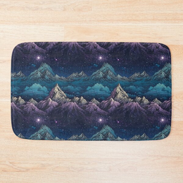 Item preview, Jade Mountain in the purple cosmos  designed and sold by QuakeSilver.