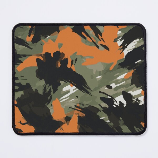 Item preview, Black and Orange Brush Camouflage designed and sold by DaniGirls.