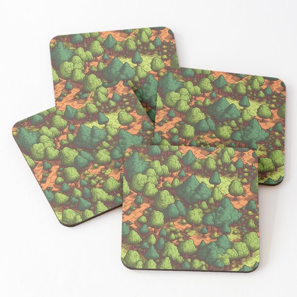 Item preview, Cute Video Game Forest! designed and sold by polonuim210.