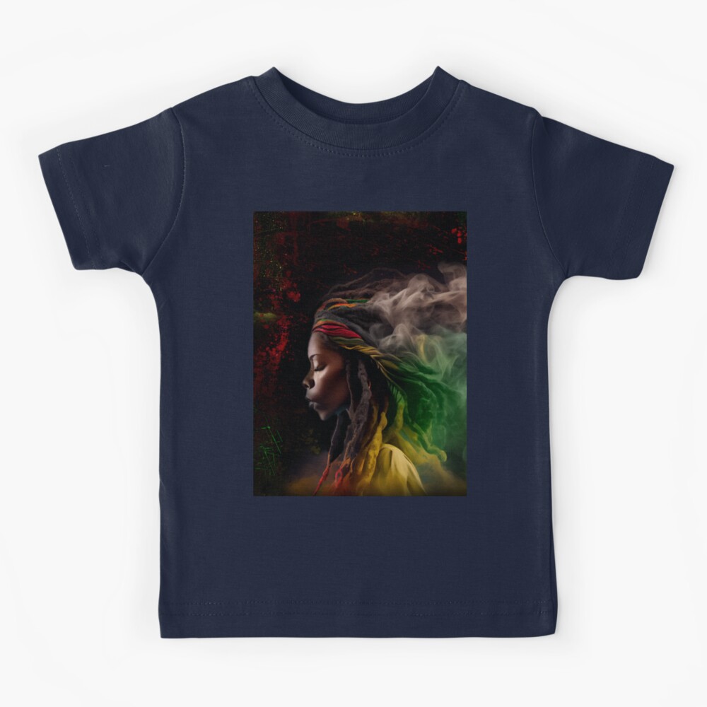 レディースREGGAE   RASTARS＆  ポロシャツ/   BLACK  ラスターズ Reggae Clothing Jamaica Rasta Women Sweatshirt - Monsterry