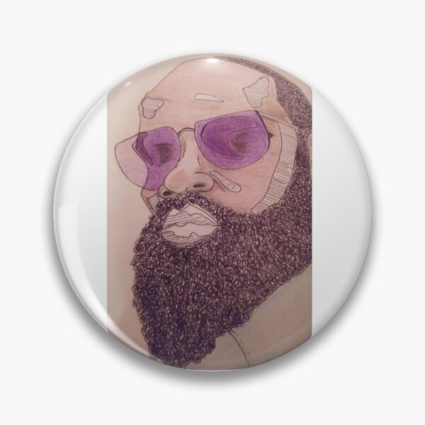 Item preview, Guy with purple shades and a beard designed and sold by chanelw-22art.