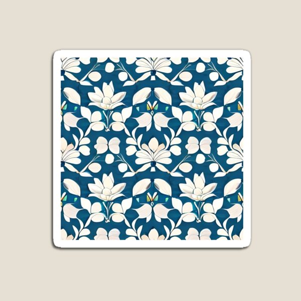 Aperçu de l'œuvre Magnificent Magnolia Floral Patterns créée et vendue par addsomepattern.