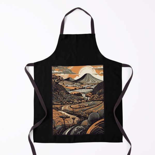 Item preview, Mountain landscape illustration designed and sold by paolotrl.