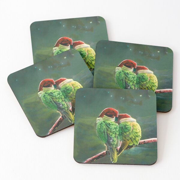 Item preview, Christmas party little bird folding card on the left designed and sold by NiDe.